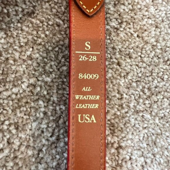 Dooney & Bourke Red Leather Gold Hardware Belt Size Small - Picture 4 of 5